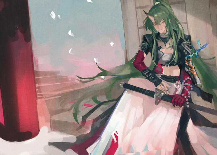 Hoshiguma the Breacher - Arknights (Fanart)